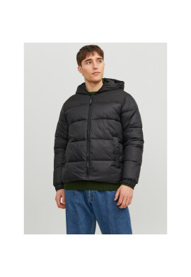 Jack&Jones Пухено яке 12235859 Черен Regular Fit - Pepit.bg
