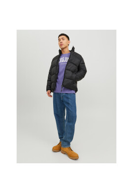 Jack&Jones Пухено яке 12235860 Черен Regular Fit - Pepit.bg