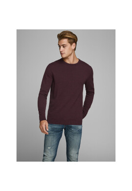 Jack&Jones Пуловер 12137190 Бордо Regular Fit - Pepit.bg