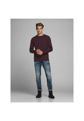 Jack&Jones Пуловер 12137190 Бордо Regular Fit - Pepit.bg
