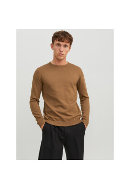Jack&Jones Пуловер 12137190 Кафяв Regular Fit - Pepit.bg