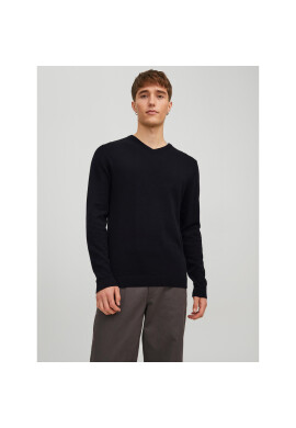 Jack&Jones Пуловер 12137194 Черен Regular Fit - Pepit.bg
