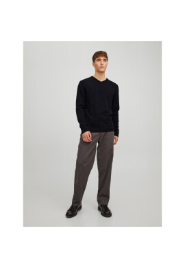 Jack&Jones Пуловер 12137194 Черен Regular Fit - Pepit.bg