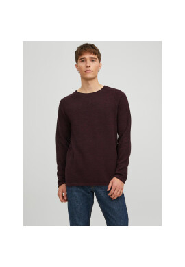 Jack&Jones Пуловер 12157321 Бордо Regular Fit - Pepit.bg