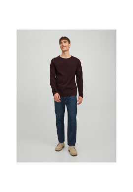 Jack&Jones Пуловер 12157321 Бордо Regular Fit - Pepit.bg