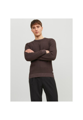 Jack&Jones Пуловер 12212816 Кафяв Regular Fit - Pepit.bg