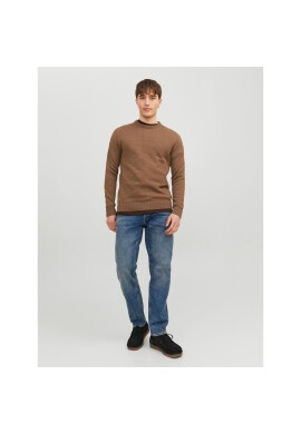 Jack&Jones Пуловер 12212816 Кафяв Regular Fit - Pepit.bg