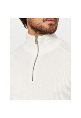 Jack&Jones Пуловер 12236308 Бял Regular Fit - Pepit.bg