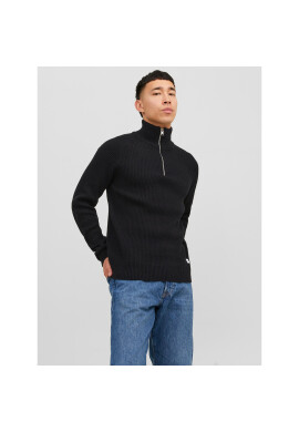 Jack&Jones Пуловер 12236308 Черен Regular Fit - Pepit.bg