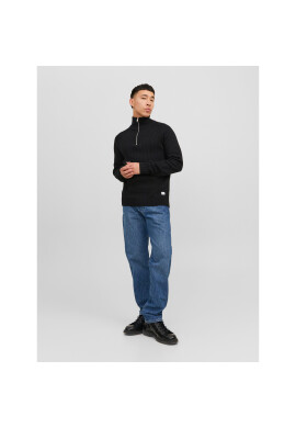 Jack&Jones Пуловер 12236308 Черен Regular Fit - Pepit.bg