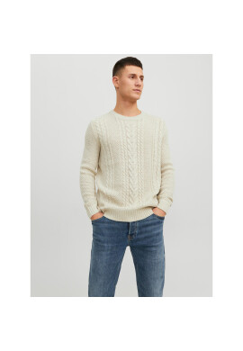 Jack&Jones Пуловер 12236314 Екрю Regular Fit - Pepit.bg