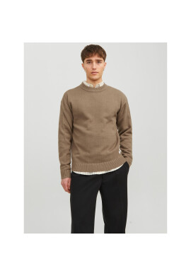 Jack&Jones Пуловер 12236774 Кафяв Regular Fit - Pepit.bg