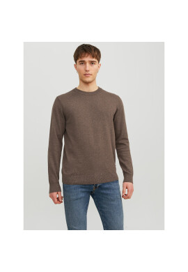 Jack&Jones Пуловер Albert 12236792 Кафяв Regular Fit - Pepit.bg