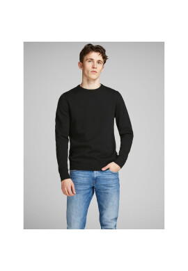 Jack&Jones Пуловер Basic 12137190 Черен Regular Fit - Pepit.bg