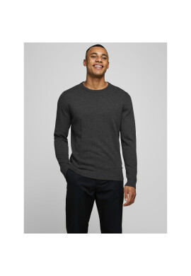 Jack&Jones Пуловер Basic 12137190 Сив Regular Fit - Pepit.bg