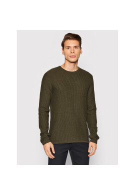 Jack&Jones PREMIUM Пуловер Carlos 12179861 Зелен Regular Fit - Pepit.bg