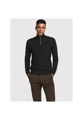 Jack&Jones Пуловер Emil 12189339 Черен Regular Fit - Pepit.bg