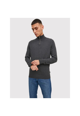 Jack&Jones Пуловер Emil 12189339 Сив Regular Fit - Pepit.bg