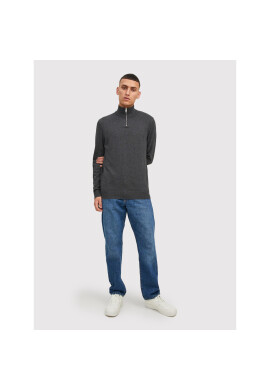 Jack&Jones Пуловер Emil 12189339 Сив Regular Fit - Pepit.bg