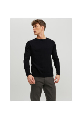 Jack&Jones Пуловер Emil 12208364 Черен Regular Fit - Pepit.bg