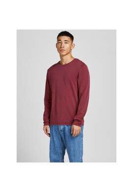 Jack&Jones Пуловер Leo 12174001 Бордо Regular Fit - Pepit.bg