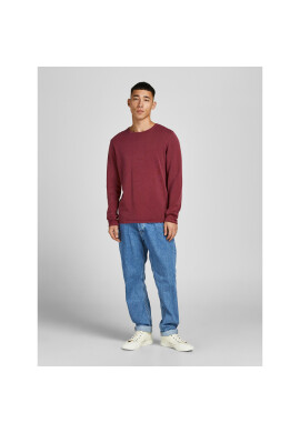 Jack&Jones Пуловер Leo 12174001 Бордо Regular Fit - Pepit.bg