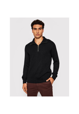 Jack&Jones PREMIUM Пуловер Perfect 12193527 Черен Regular Fit - Pepit.bg
