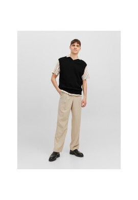 Jack&Jones Пуловер Rib 12241167 Черен Regular Fit - Pepit.bg
