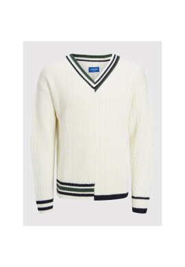 Jack&Jones Пуловер Split 12217377 Бежов Regular Fit - Pepit.bg