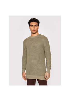 Jack&Jones PREMIUM Пуловер Well 12193093 Зелен Regular Fit - Pepit.bg