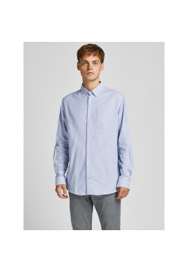 Jack&Jones Риза 12182486 Син Slim Fit - Pepit.bg
