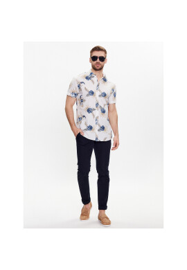 Jack&Jones Риза Becs 12220474 Бял Slim Fit - Pepit.bg