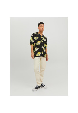 Jack&Jones Риза Luke 12227625 Черен Relaxed Fit - Pepit.bg