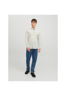 Jack&Jones Риза 12235969 Бял Slim Fit - Pepit.bg