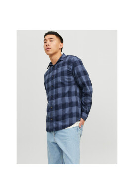 Jack&Jones Риза 12236873 Син Slim Fit - Pepit.bg