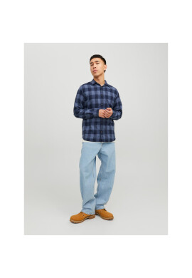 Jack&Jones Риза 12236873 Син Slim Fit - Pepit.bg