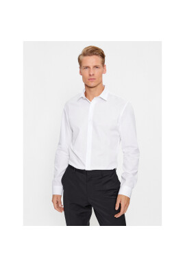 Jack&Jones Риза 12238173 Бял Slim Fit - Pepit.bg