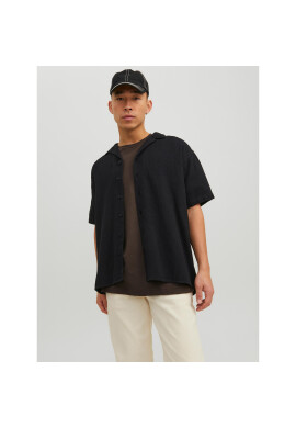 Jack&Jones Риза Caleb 12235475 Черен Relaxed Fit - Pepit.bg