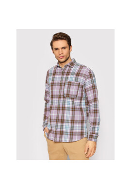 Jack&Jones Риза Connor 12195962 Виолетов Oversize - Pepit.bg