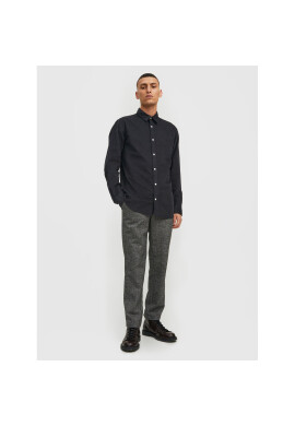 Jack&Jones Риза Plain 12212858 Черен Slim Fit - Pepit.bg