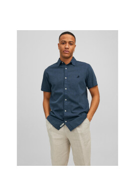 Jack&Jones Риза Tons 12207462 Тъмносин Regular Fit - Pepit.bg