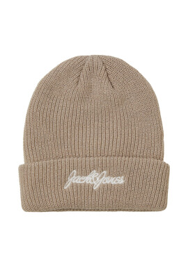 Jack&Jones Шапка 12242399 Бежов - Pepit.bg