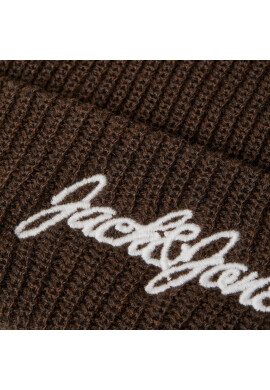 Jack&Jones Шапка 12242399 Кафяв - Pepit.bg