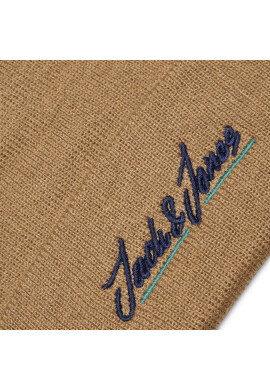 Jack&Jones Шапка Jacktons 12215237 Кафяв - Pepit.bg