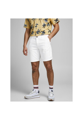 Jack&Jones Шорти от плат 12165604 Бял Regular Fit - Pepit.bg