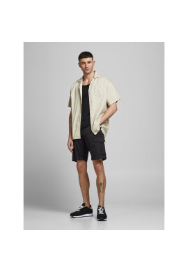 Jack&Jones Шорти от плат 12182555 Черен Regular Fit - Pepit.bg