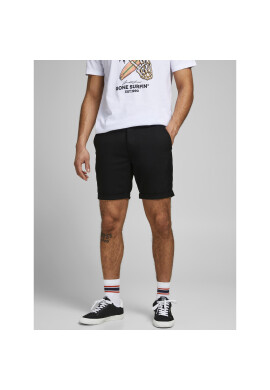 Jack&Jones Шорти от плат Connor 12186937 Черен Regular Fit - Pepit.bg