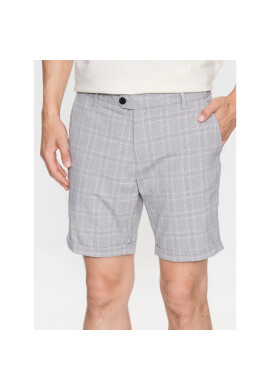 Jack&Jones Шорти от плат Connor 12186937 Сив Regular Fit - Pepit.bg