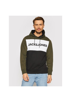 Jack&Jones Суитшърт Logo Blocking 12172344 Зелен Regular Fit - Pepit.bg