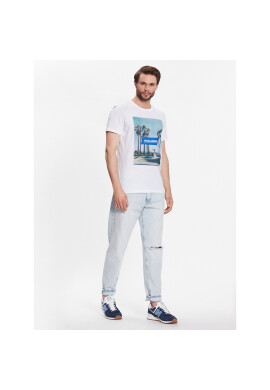 Jack&Jones Тишърт Gem 12221007 Бял Regular Fit - Pepit.bg